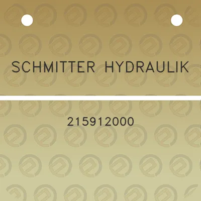 schmitter-hydraulik-215912000