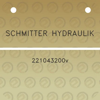 schmitter-hydraulik-221043200v