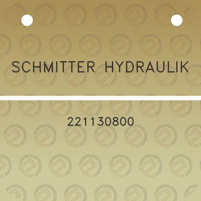 schmitter-hydraulik-221130800