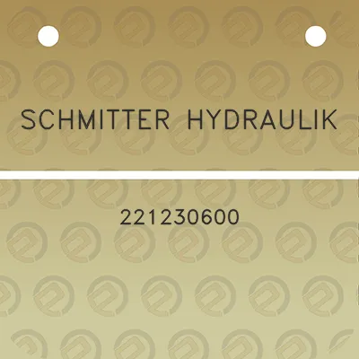 schmitter-hydraulik-221230600