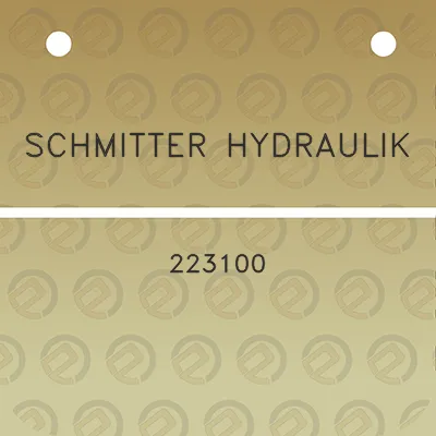 schmitter-hydraulik-223100