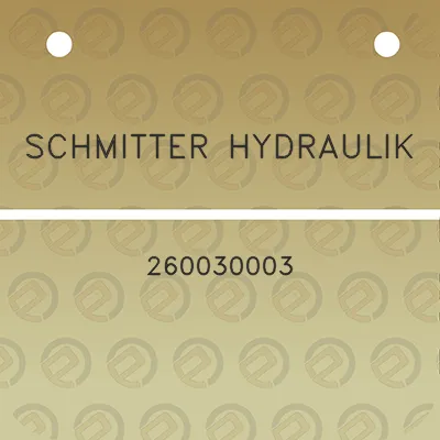 schmitter-hydraulik-260030003