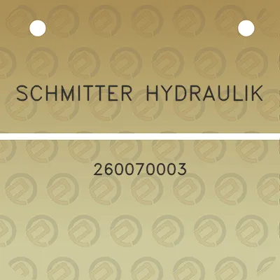 schmitter-hydraulik-260070003