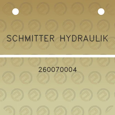 schmitter-hydraulik-260070004