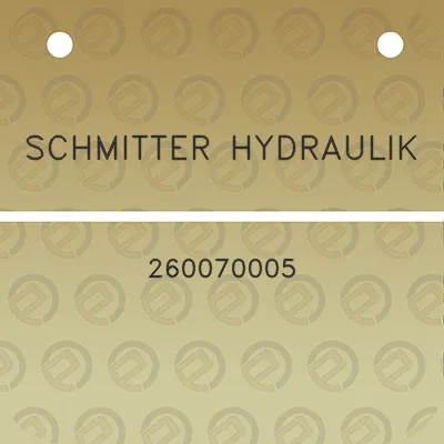 schmitter-hydraulik-260070005