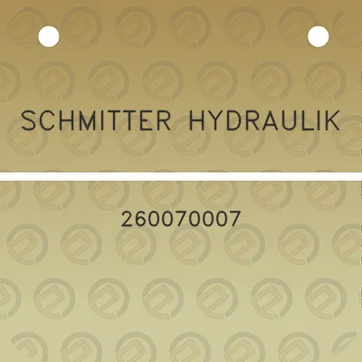 schmitter-hydraulik-260070007