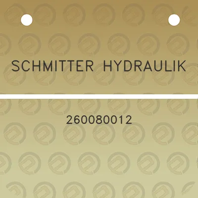 schmitter-hydraulik-260080012