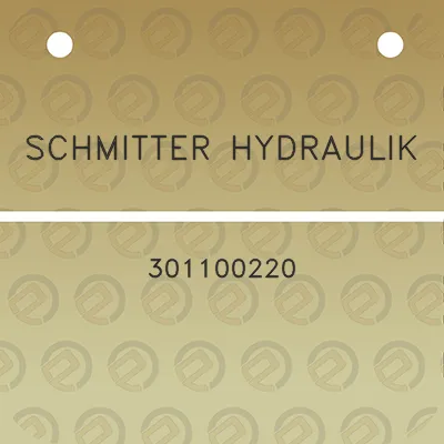 schmitter-hydraulik-301100220