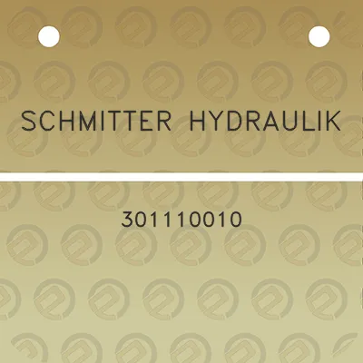 schmitter-hydraulik-301110010