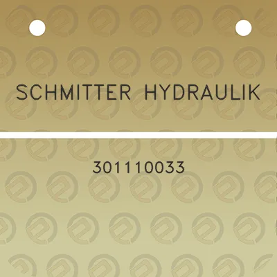 schmitter-hydraulik-301110033