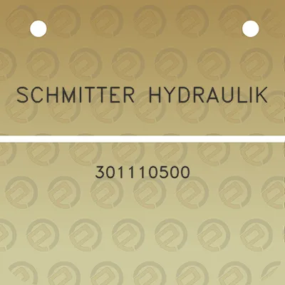schmitter-hydraulik-301110500