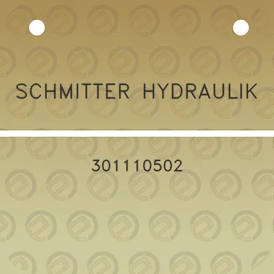 schmitter-hydraulik-301110502