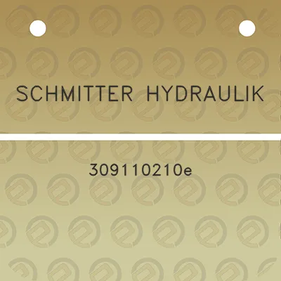 schmitter-hydraulik-309110210e