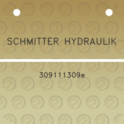 schmitter-hydraulik-309111309e