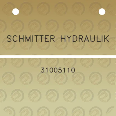 schmitter-hydraulik-31005110