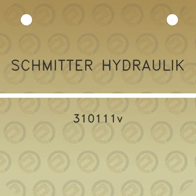 schmitter-hydraulik-310111v