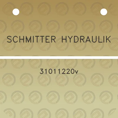 schmitter-hydraulik-31011220v