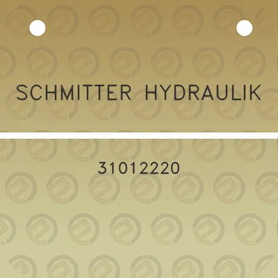 schmitter-hydraulik-31012220