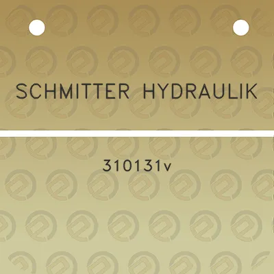 schmitter-hydraulik-310131v