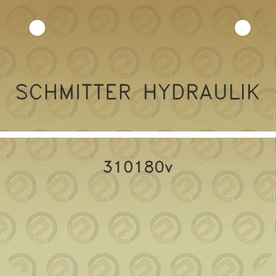 schmitter-hydraulik-310180v