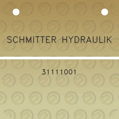 schmitter-hydraulik-31111001