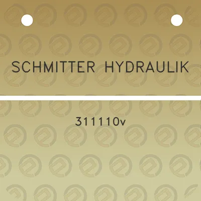 schmitter-hydraulik-311110v