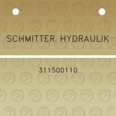 schmitter-hydraulik-311500110