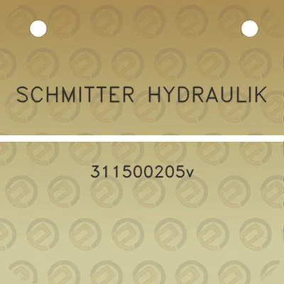 schmitter-hydraulik-311500205v