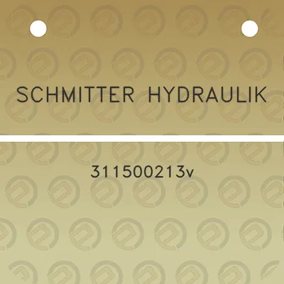 schmitter-hydraulik-311500213v