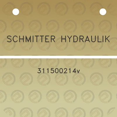 schmitter-hydraulik-311500214v