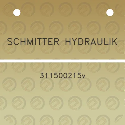 schmitter-hydraulik-311500215v