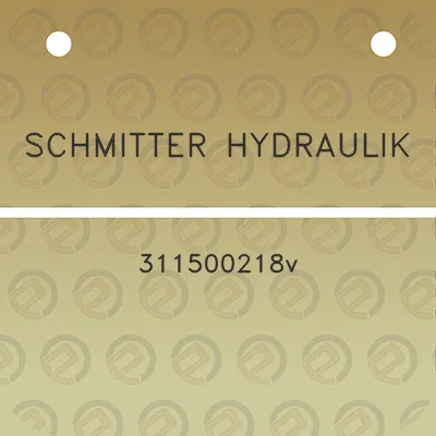 schmitter-hydraulik-311500218v