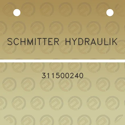 schmitter-hydraulik-311500240