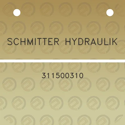 schmitter-hydraulik-311500310