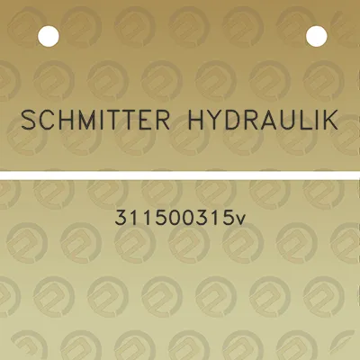 schmitter-hydraulik-311500315v