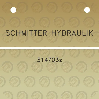 schmitter-hydraulik-314703z