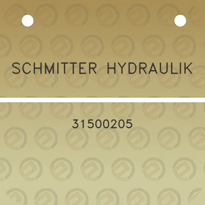 schmitter-hydraulik-31500205