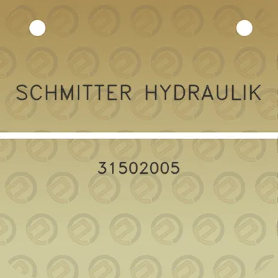 schmitter-hydraulik-31502005