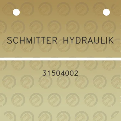 schmitter-hydraulik-31504002