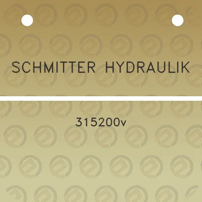 schmitter-hydraulik-315200v