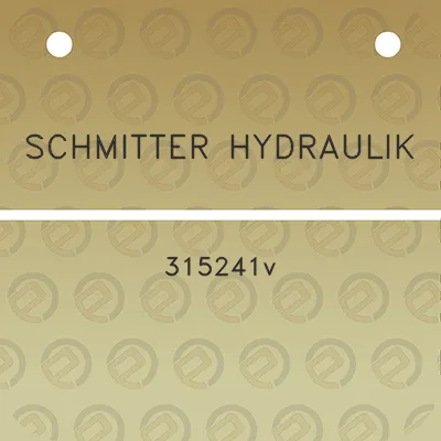 schmitter-hydraulik-315241v