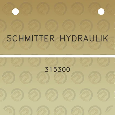 schmitter-hydraulik-315300