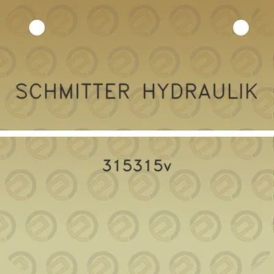 schmitter-hydraulik-315315v