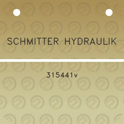 schmitter-hydraulik-315441v