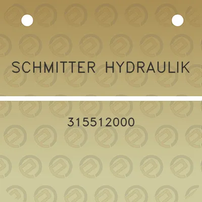 schmitter-hydraulik-315512000