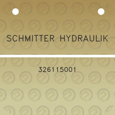 schmitter-hydraulik-326115001