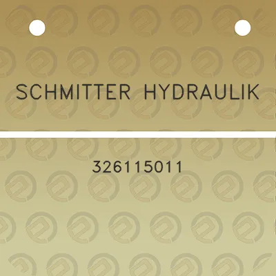 schmitter-hydraulik-326115011