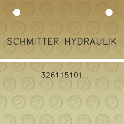 schmitter-hydraulik-326115101