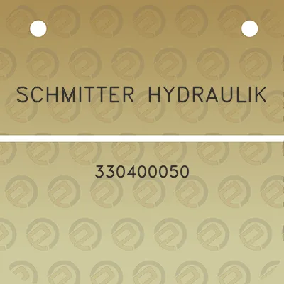 schmitter-hydraulik-330400050