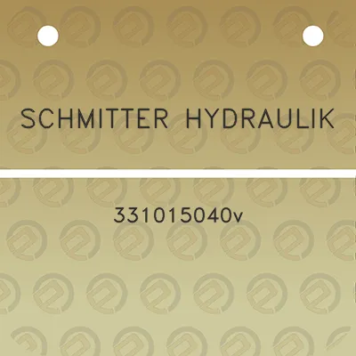 schmitter-hydraulik-331015040v